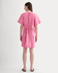 womens-popover-dress-in-linen-deep-pink