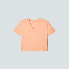 womens-organic-ctn-boxy-v-tee-apricot