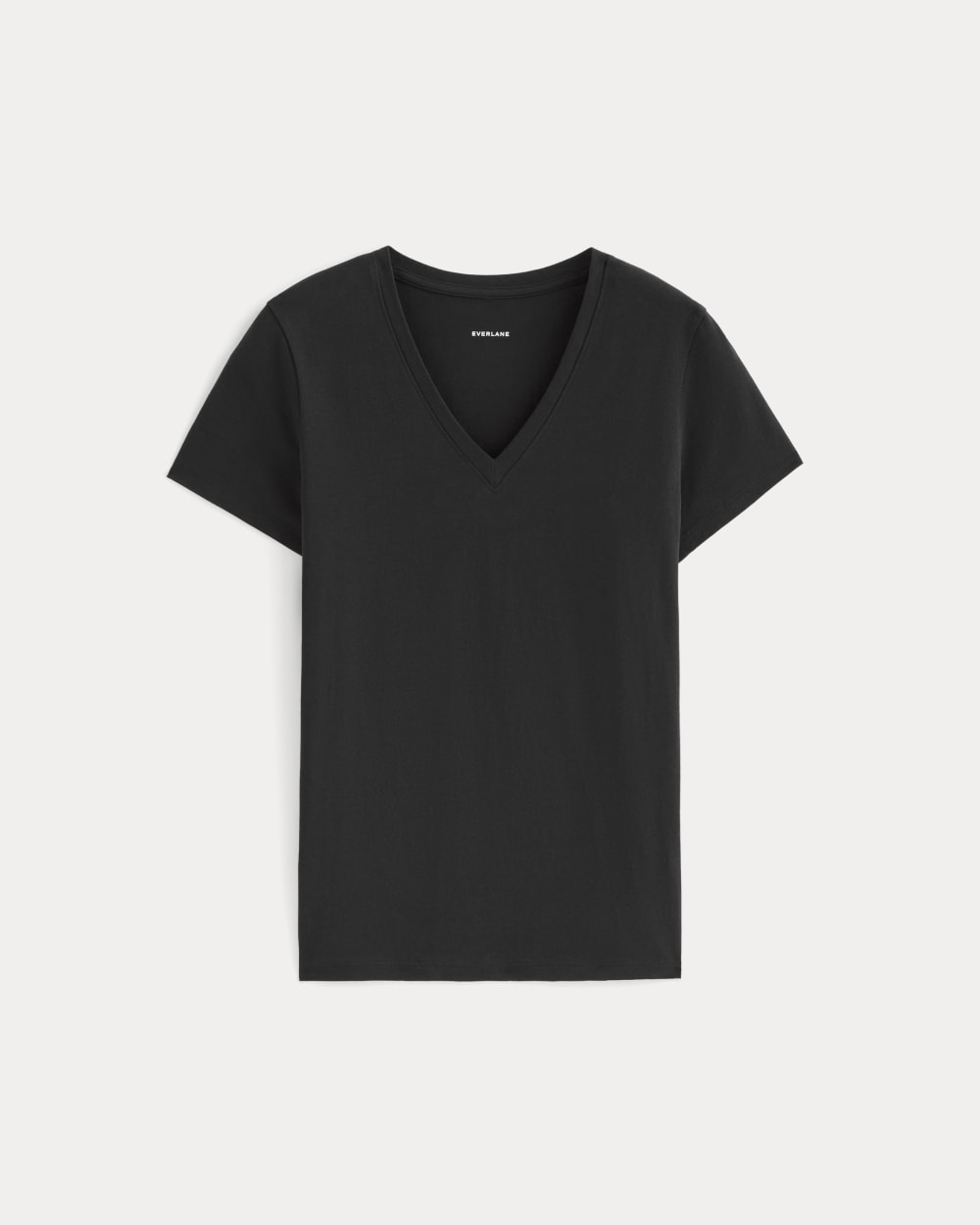 womens-organic-cotton-slim-v-neck-tee-black | alt