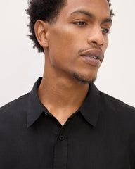 mens-linen-straight-hem-shirt-black