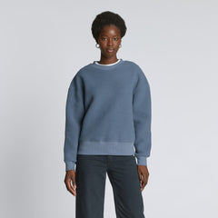 womens-renew-teddy-oversized-crew-faded-blue