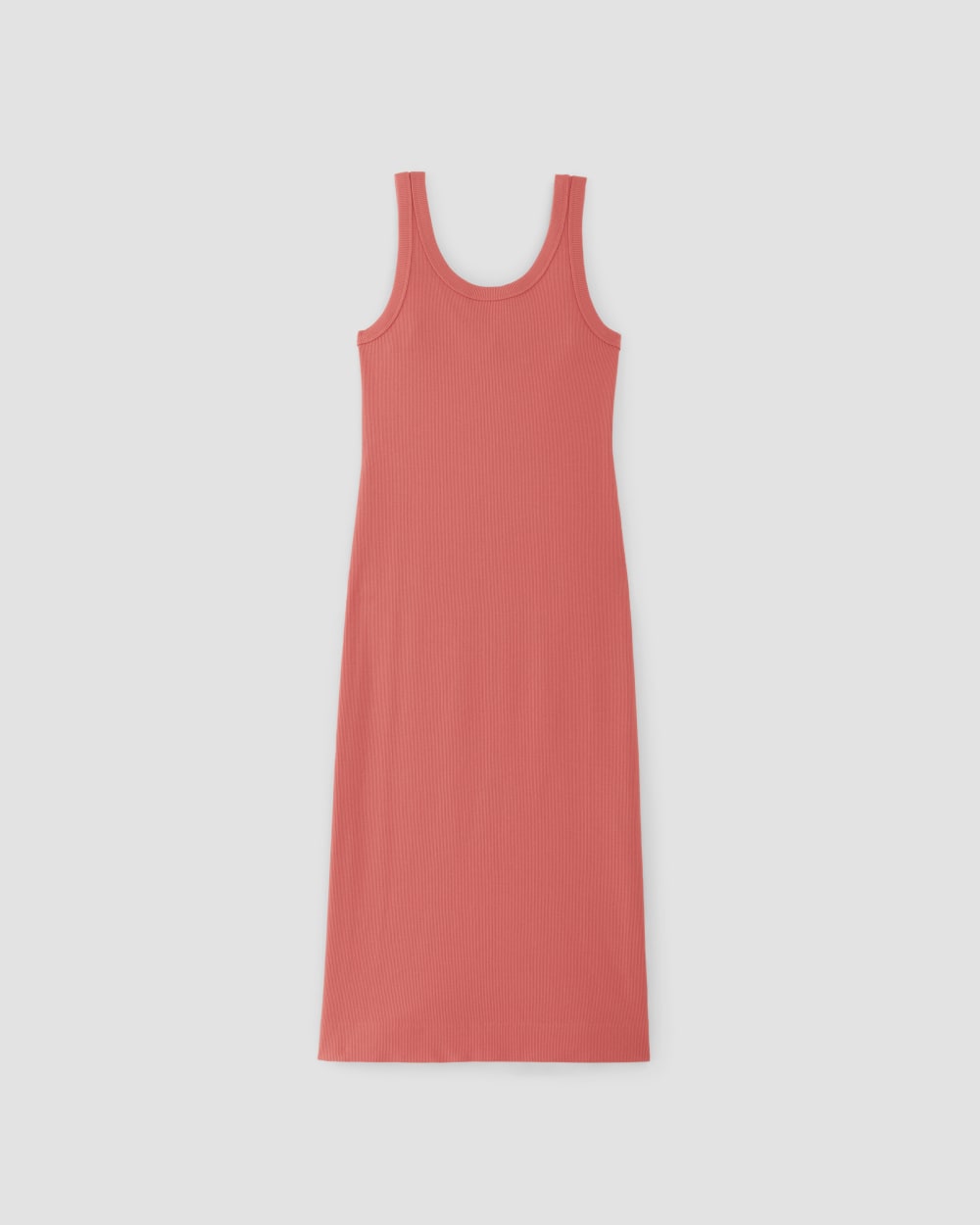 womens-ribbed-tank-dress-coral | alt
