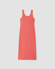 womens-ribbed-tank-dress-coral | alt