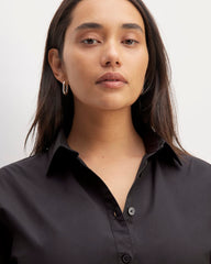 womens-supima-cotton-midi-shirt-dress-black