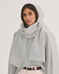 womens-wool-waffle-scarf-heather-grey | alt