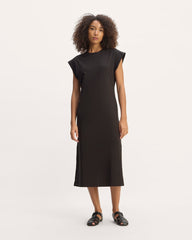 womens-muscle-tee-midi-dress-black | primary