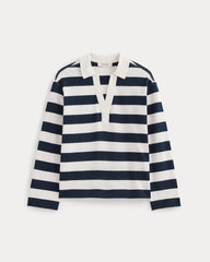 womens-mariner-rugby-top-navy-bone | alt