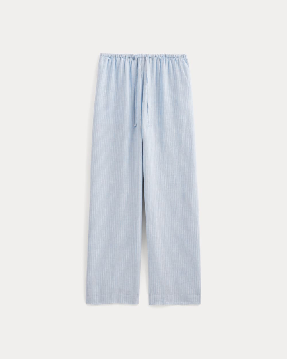womens-drawstring-pant-in-linen-skyblue-white | alt