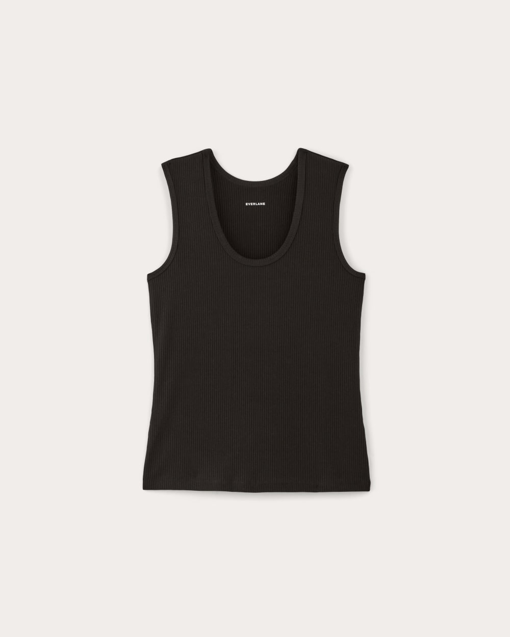 womens-tencel-rib-shimmy-tank-black | alt