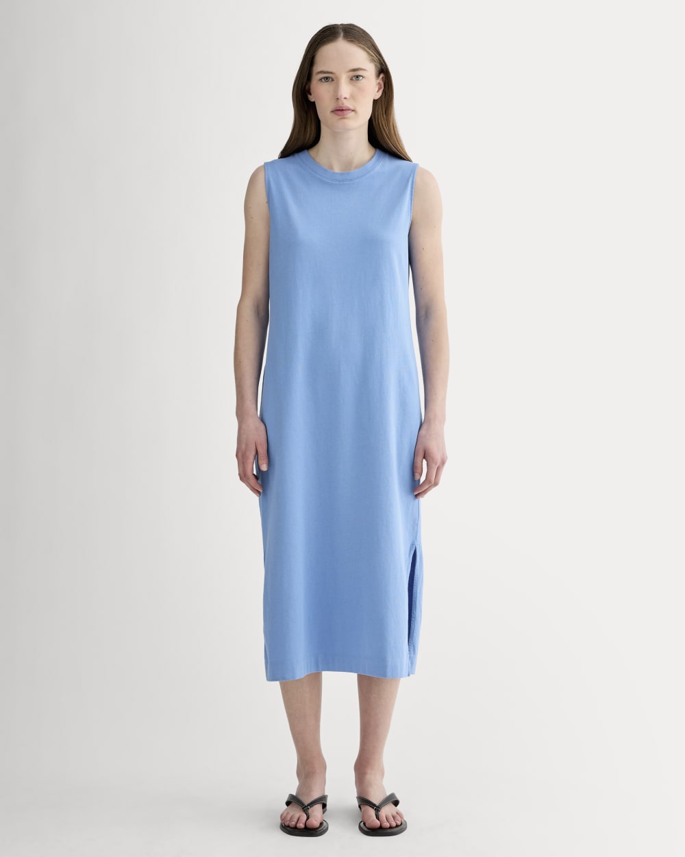 womens-organic-cotton-weekend-tank-dress-blue-opal | primary