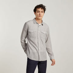 mens-long-sleeve-summer-shirt-black-white | primary