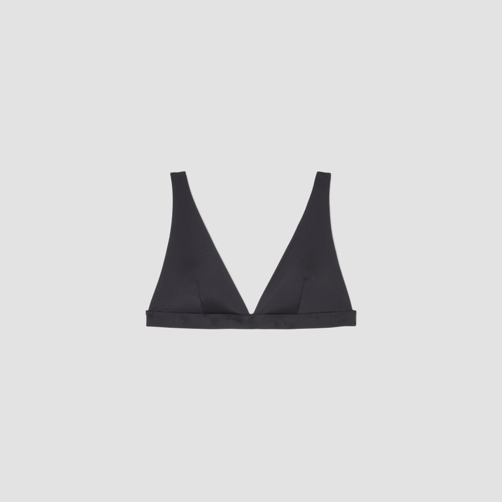womens-renew-plunge-triangle-bikini-top-black