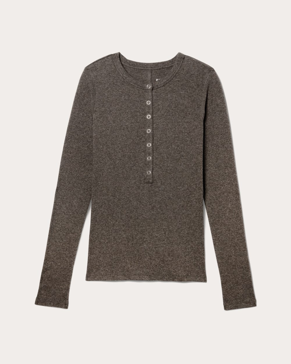 womens-pima-rib-long-sleeve-henley-heathered-fatigue | alt