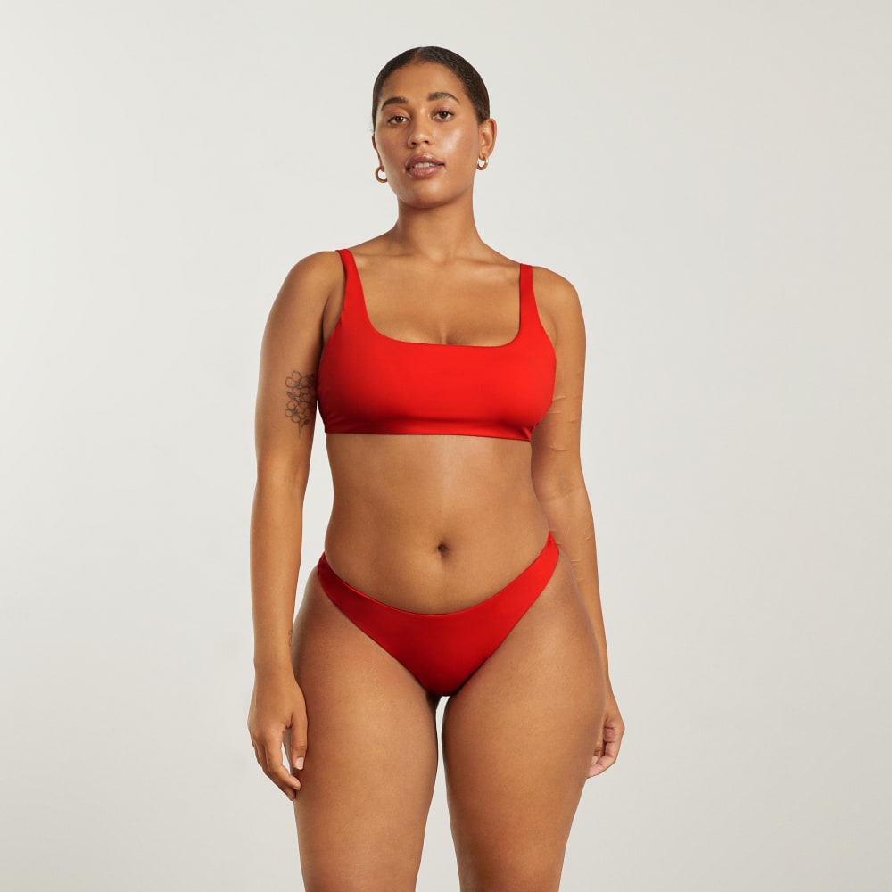 womens-thigh-high-bikini-bottom-red | primary