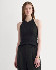 womens-cable-halter-in-cotton-cashmere-black | primary