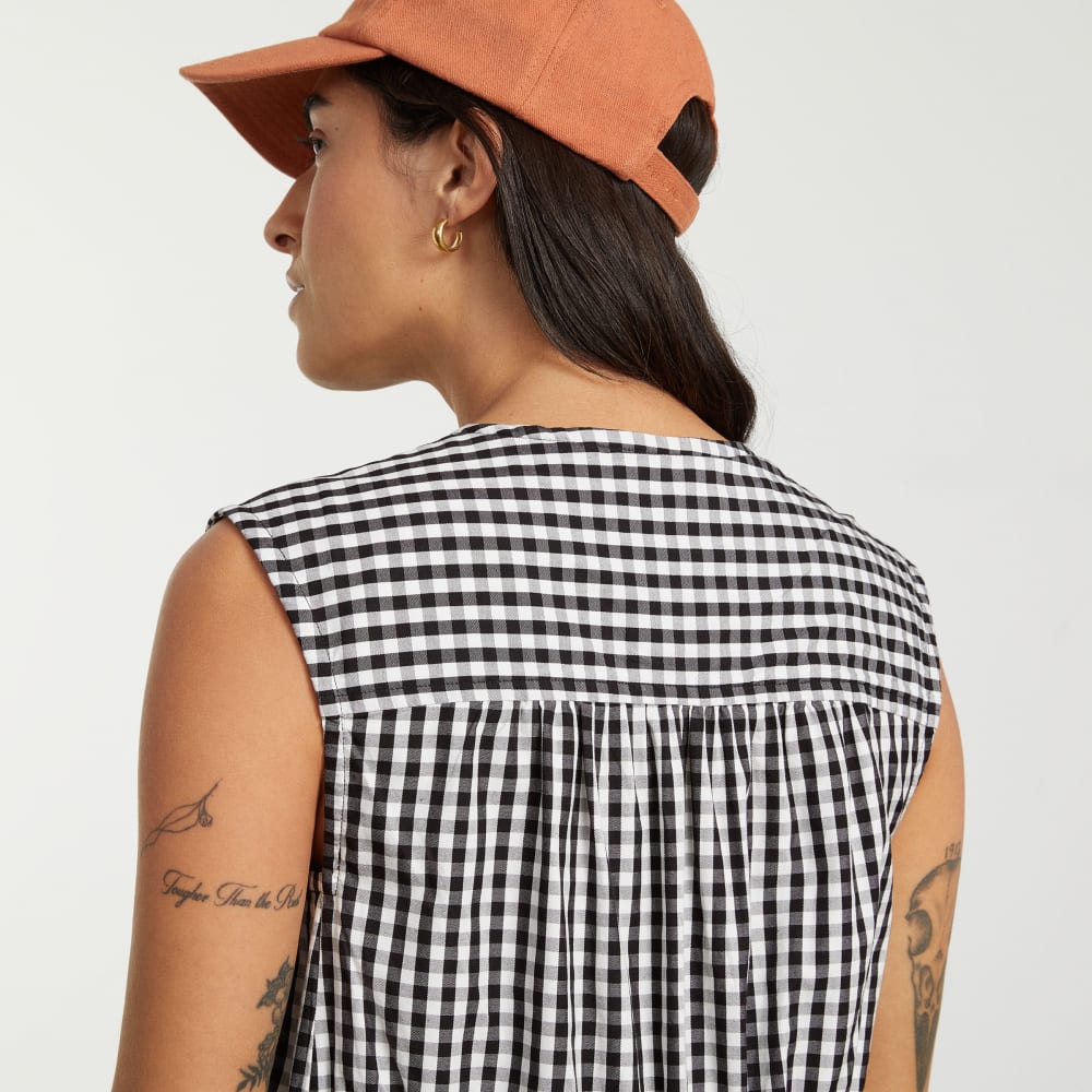 womens-tiered-midi-dress-black-gingham