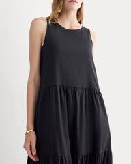 womens-tiered-dress-in-stretch-linen-black