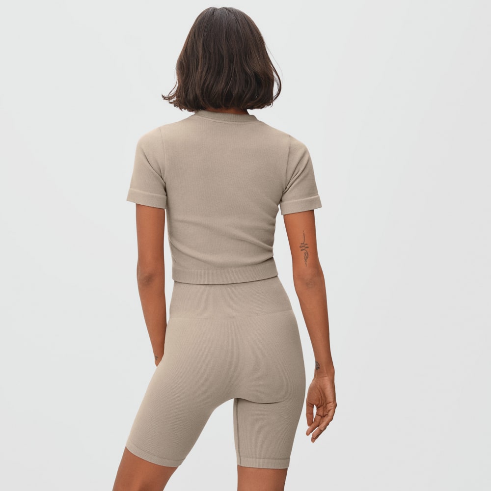 womens-seamless-tee-hthr-burnt-sugar