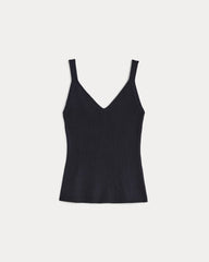 womens-fine-knit-cami-navy | alt