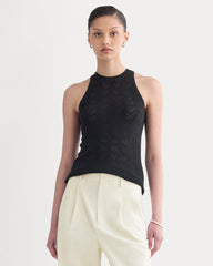 womens-pointelle-racerback-tank-merino-black | primary