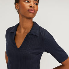 womens-riib-soft-knit-open-collar-polo-navy