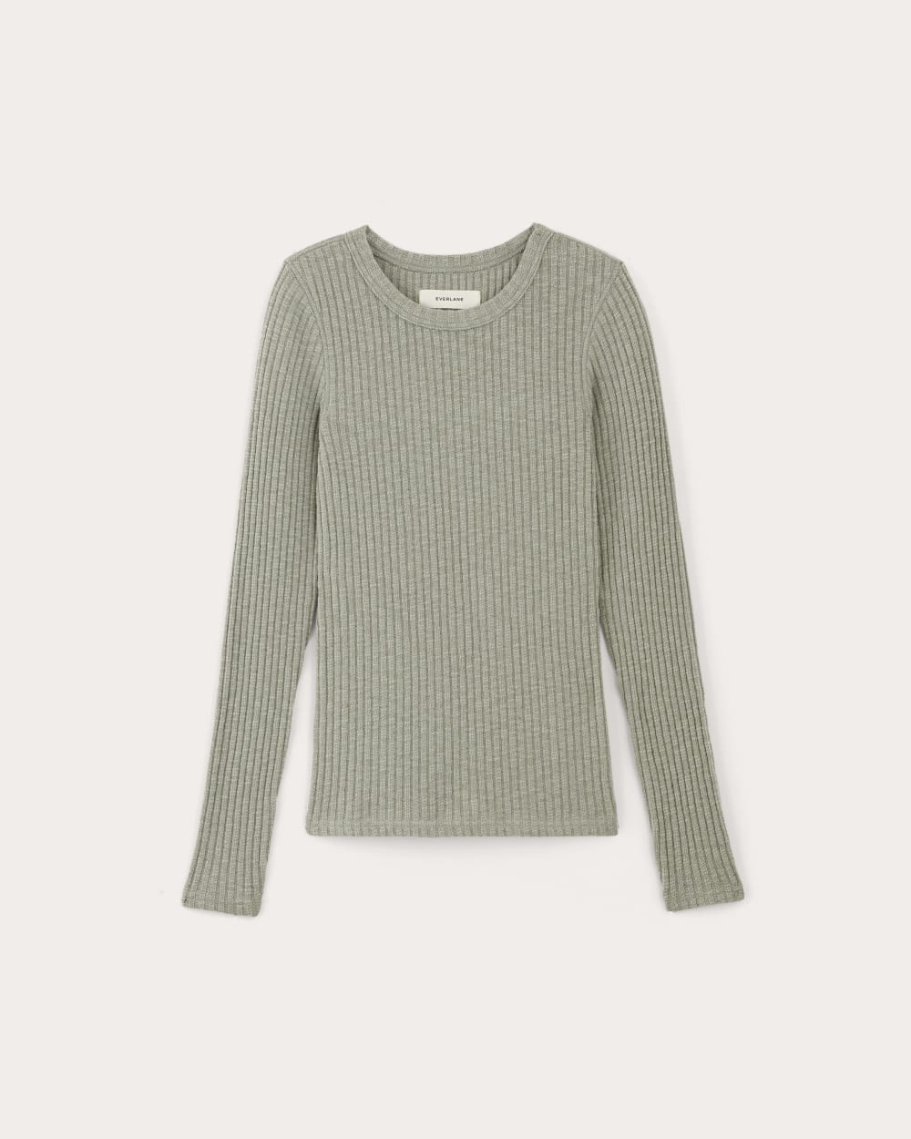 womens-rib-knit-crew-sage-green | alt