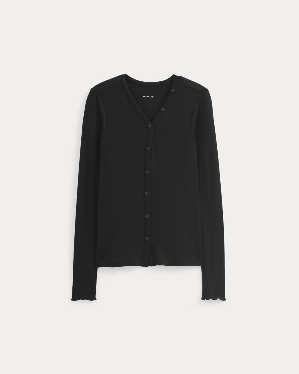 womens-sheer-v-neck-cardigan-butterluxe-black | alt