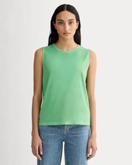 womens-garment-dyed-tank-green | primary