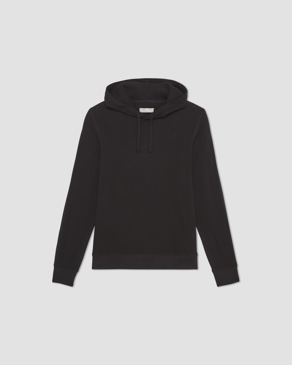 mens-waffle-hoodie-black | alt