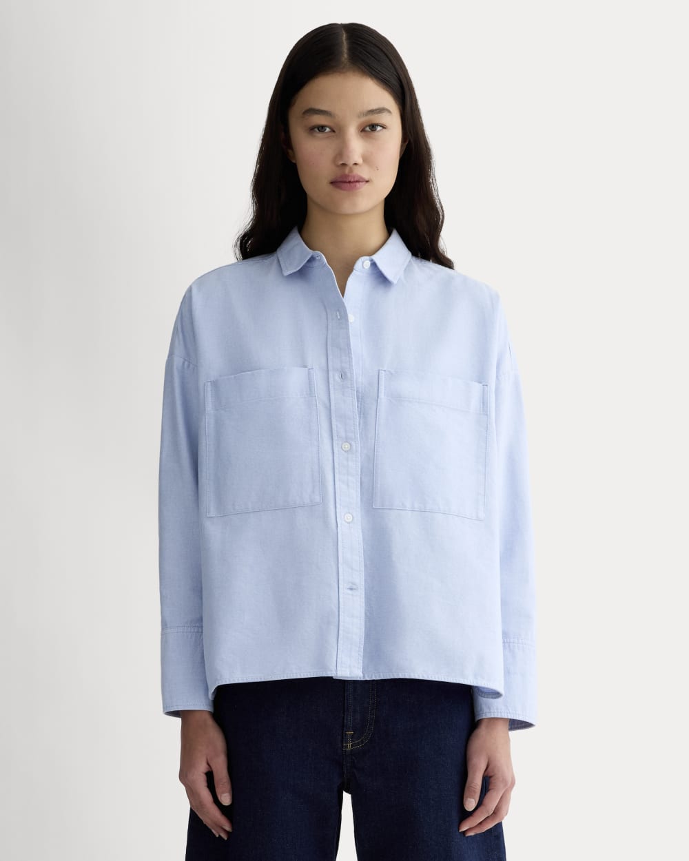 womens-boxy-oxford-light-blue | primary