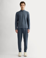 mens-rec-quarter-zip-hthr-navy