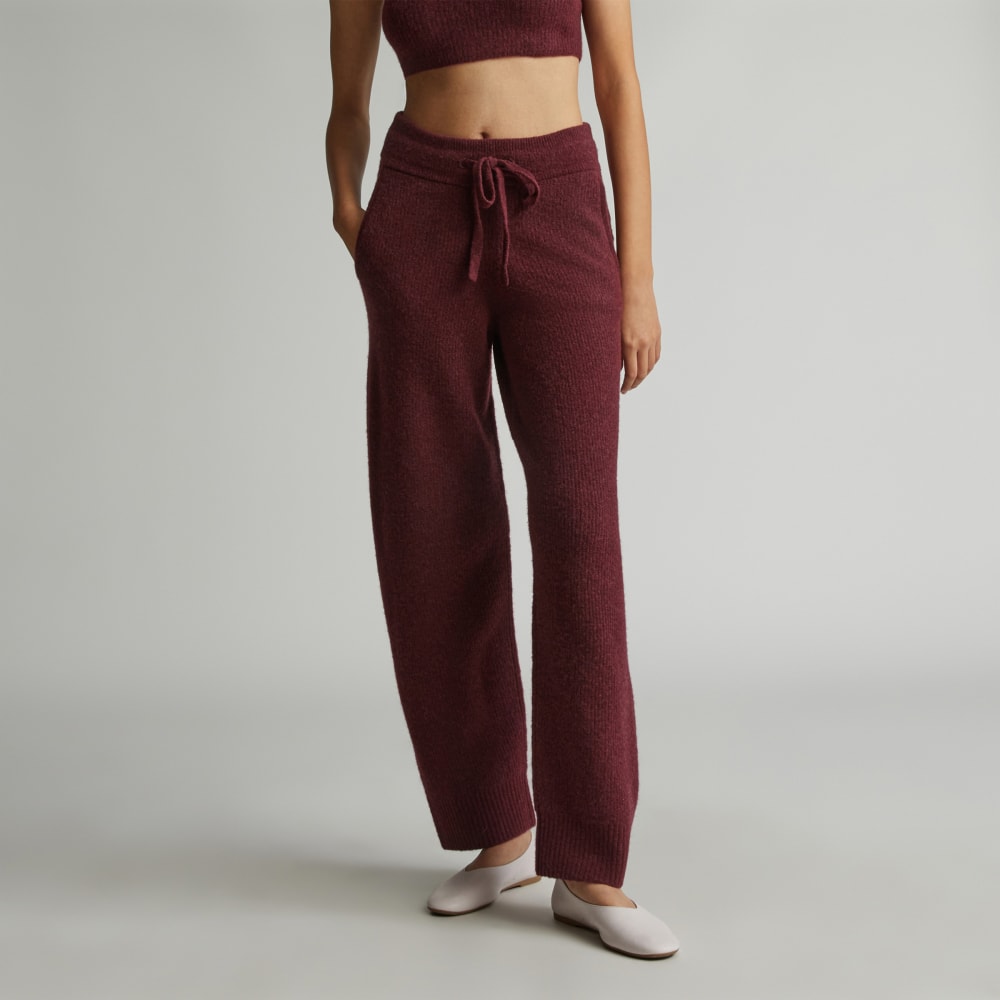 womens-cozy-stretch-wide-leg-sweatpant-brandy | primary