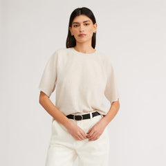 womens-organic-cotton-waffle-raglan-tee-heathered-tan | primary