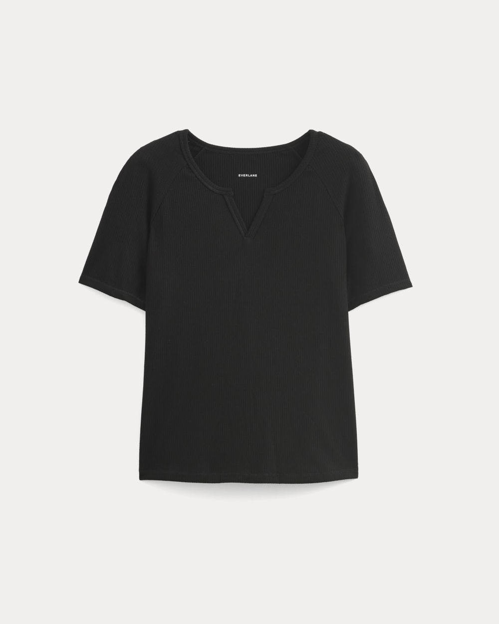 womens-shimmy-v-neck-top-black | primary