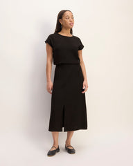 womens-mini-jacquard-stripe-top-black