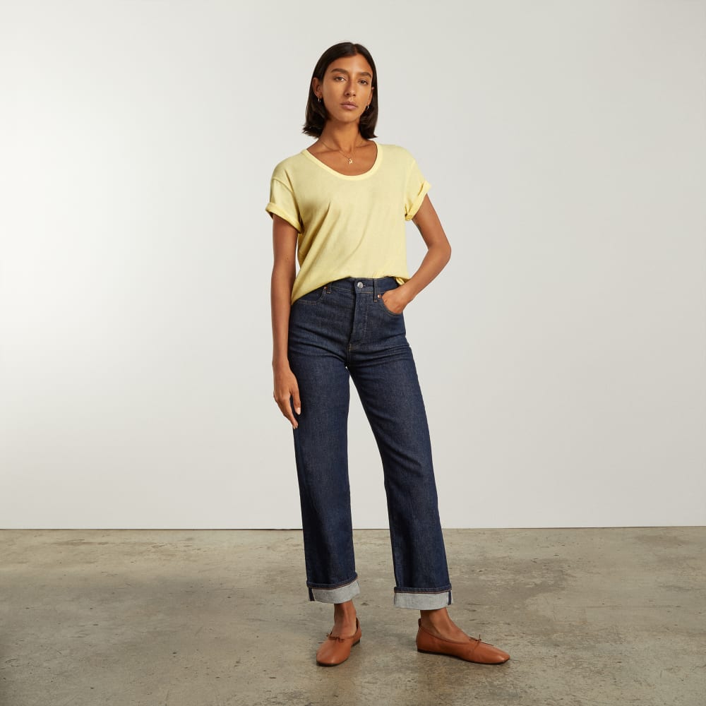 womens-air-scoop-neck-tee-pastel-yellow | alt