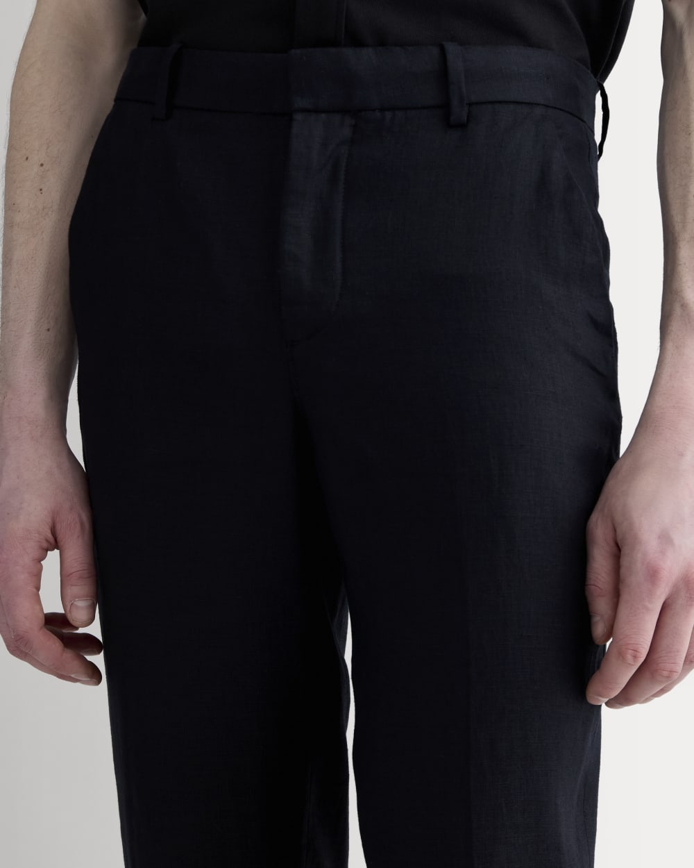mens-linen-trouser-black