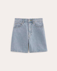 womens-a-line-denim-short-light-indigo | alt