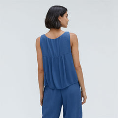 womens-naia-ripple-tank-deep-blue