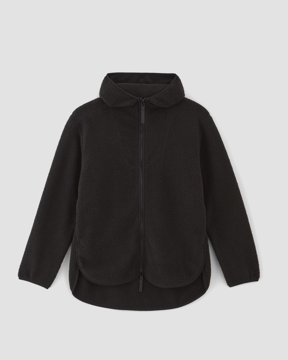 womens-renew-fleece-full-zip-hoodie-black | alt