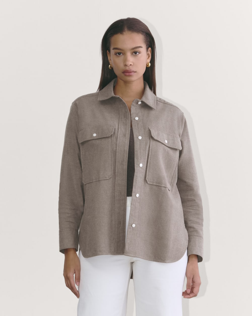 womens-flannel-boyfriend-shirt-taupe-melange | primary