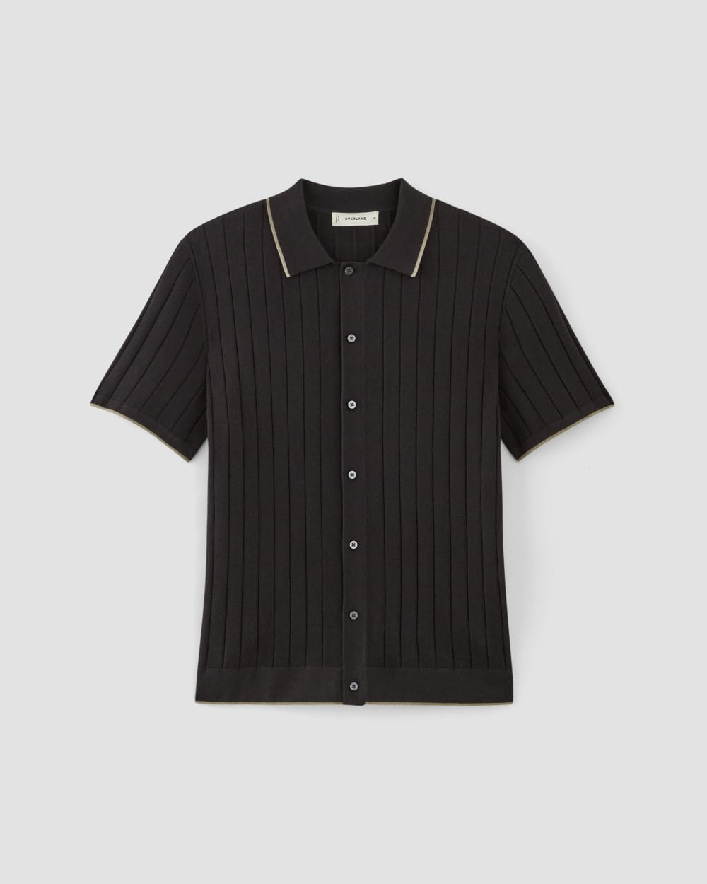 mens-no-sweat-button-down-polo-black | alt