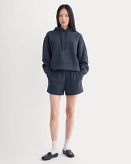 womens-cropped-luxe-fleece-hoodie-navy