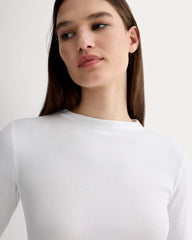 womens-luxe-rib-funnel-neck-tee-white