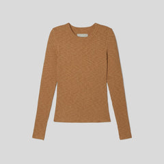 womens-rib-knit-crew-cappuccino | alt