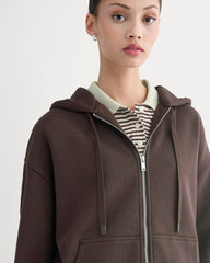 womens-luxe-fleece-oversized-zip-hoodie-dark-chocolate