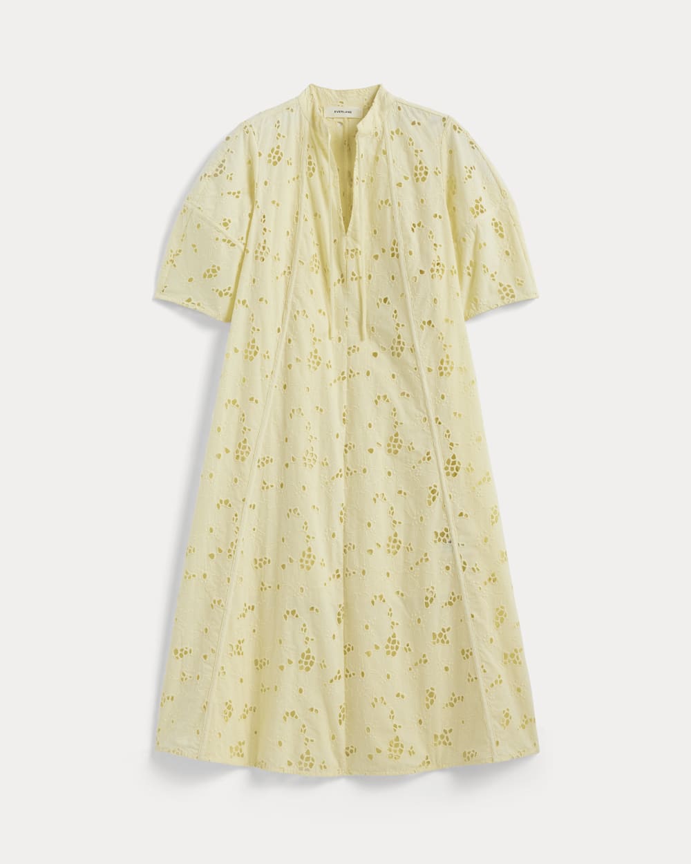 womens-eyelet-maxi-dress-light-yellow | alt