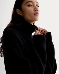 womens-cotton-half-zip-sweater-black