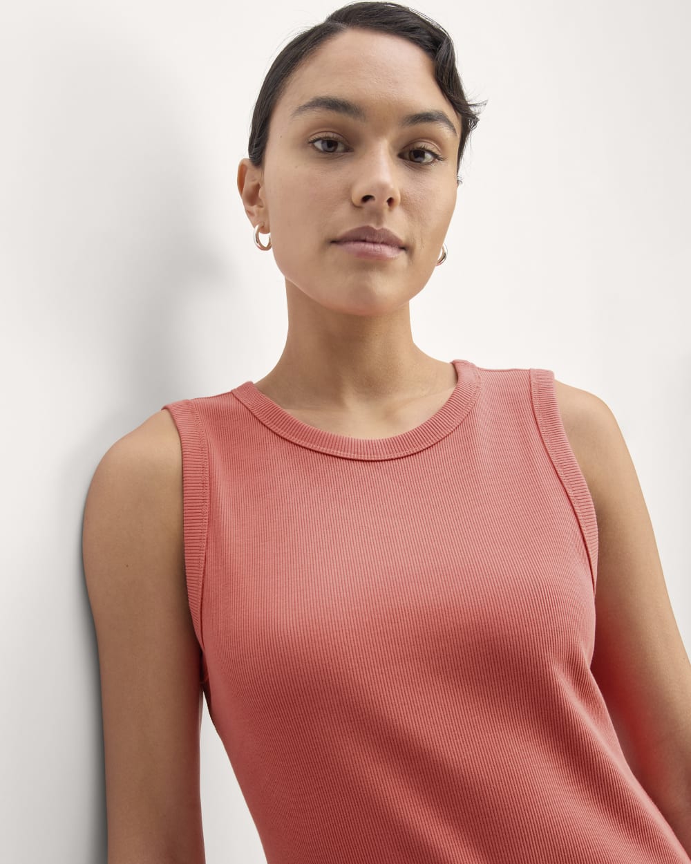 womens-rib-knit-mini-dress-coral