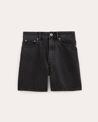 womens-a-line-denim-short-washed-black | alt